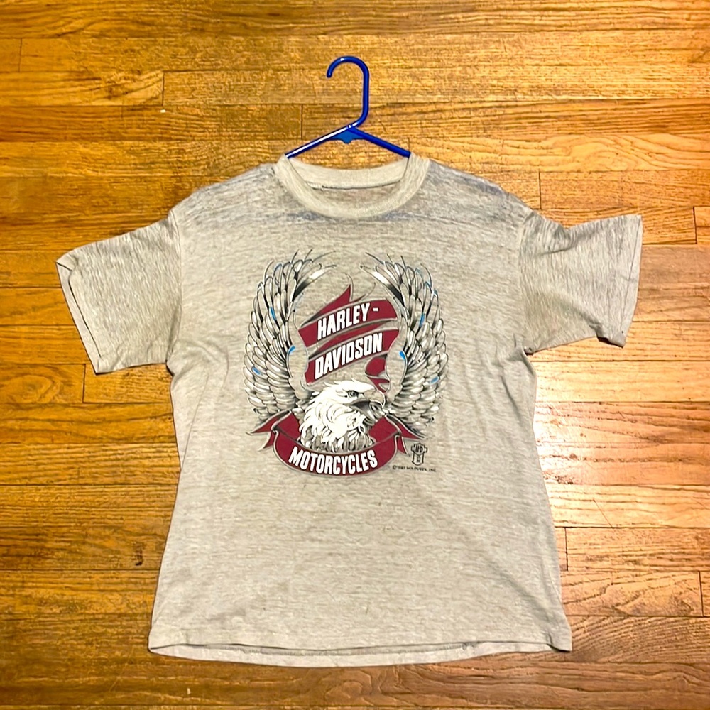 Super soft sheer vintage Harley Davidson Tee size medium